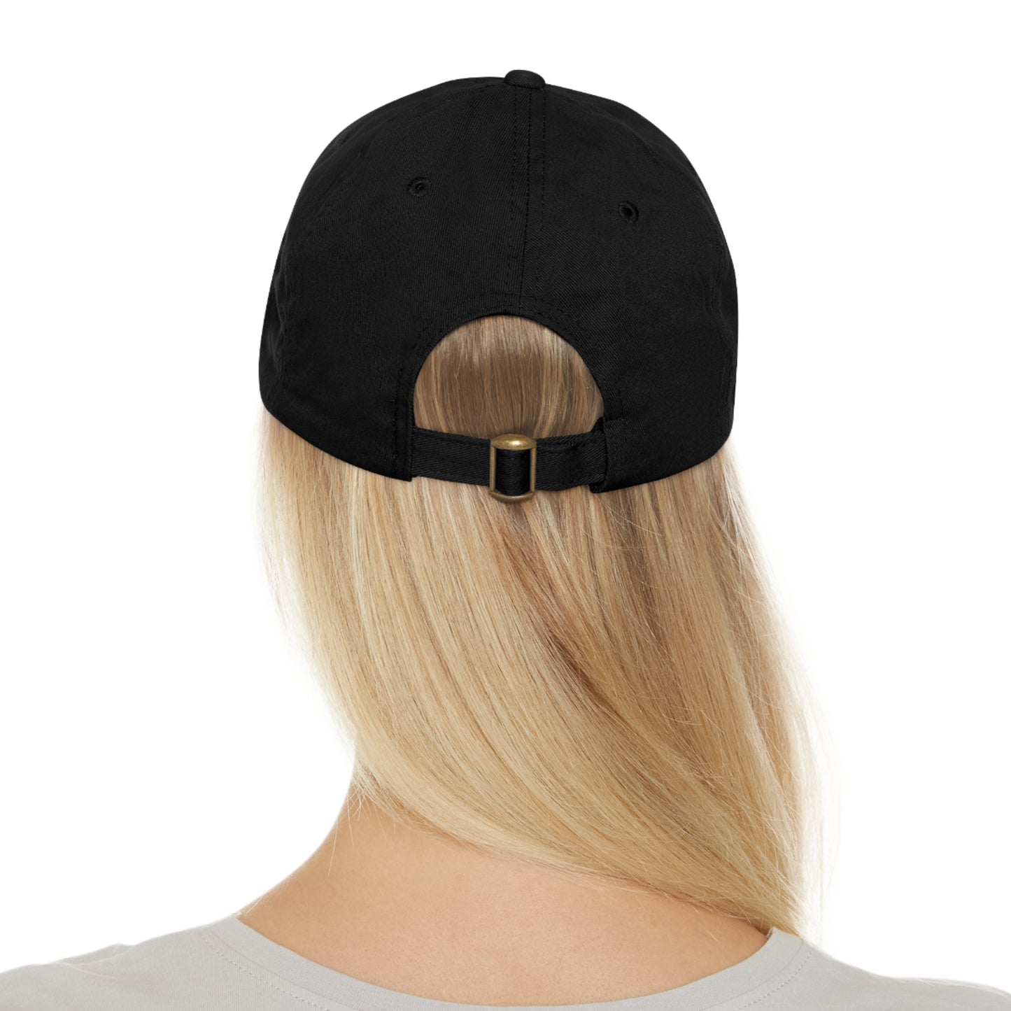 Smile Through The Tears Hat with Leather Patch (Round)