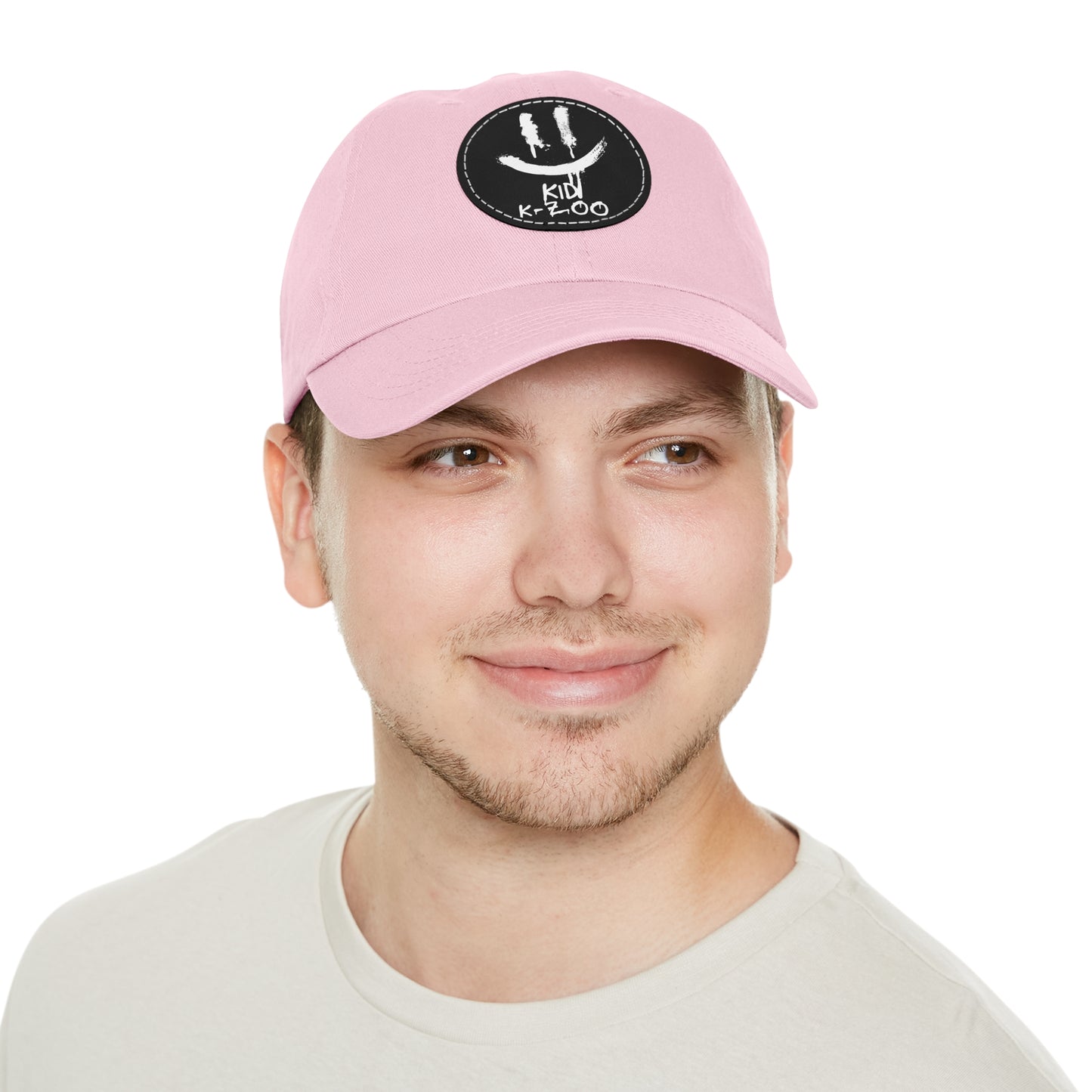 Smile Through The Tears Hat with Leather Patch (Round)