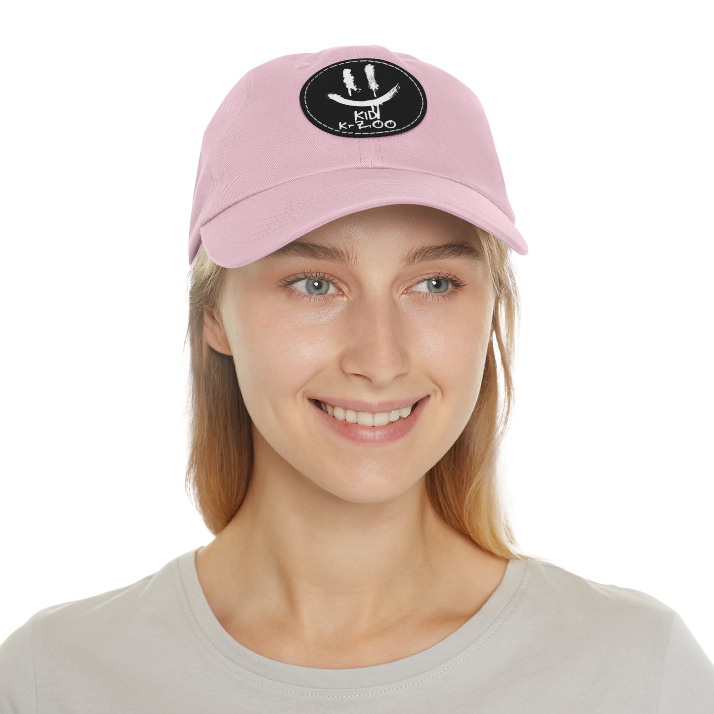 Smile Through The Tears Hat with Leather Patch (Round)