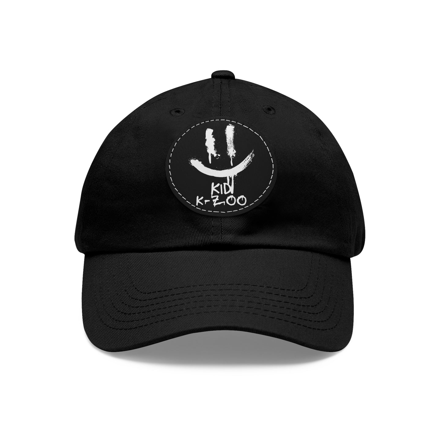 Smile Through The Tears Hat with Leather Patch (Round)